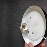 Vintage amber ceiling light in scale style