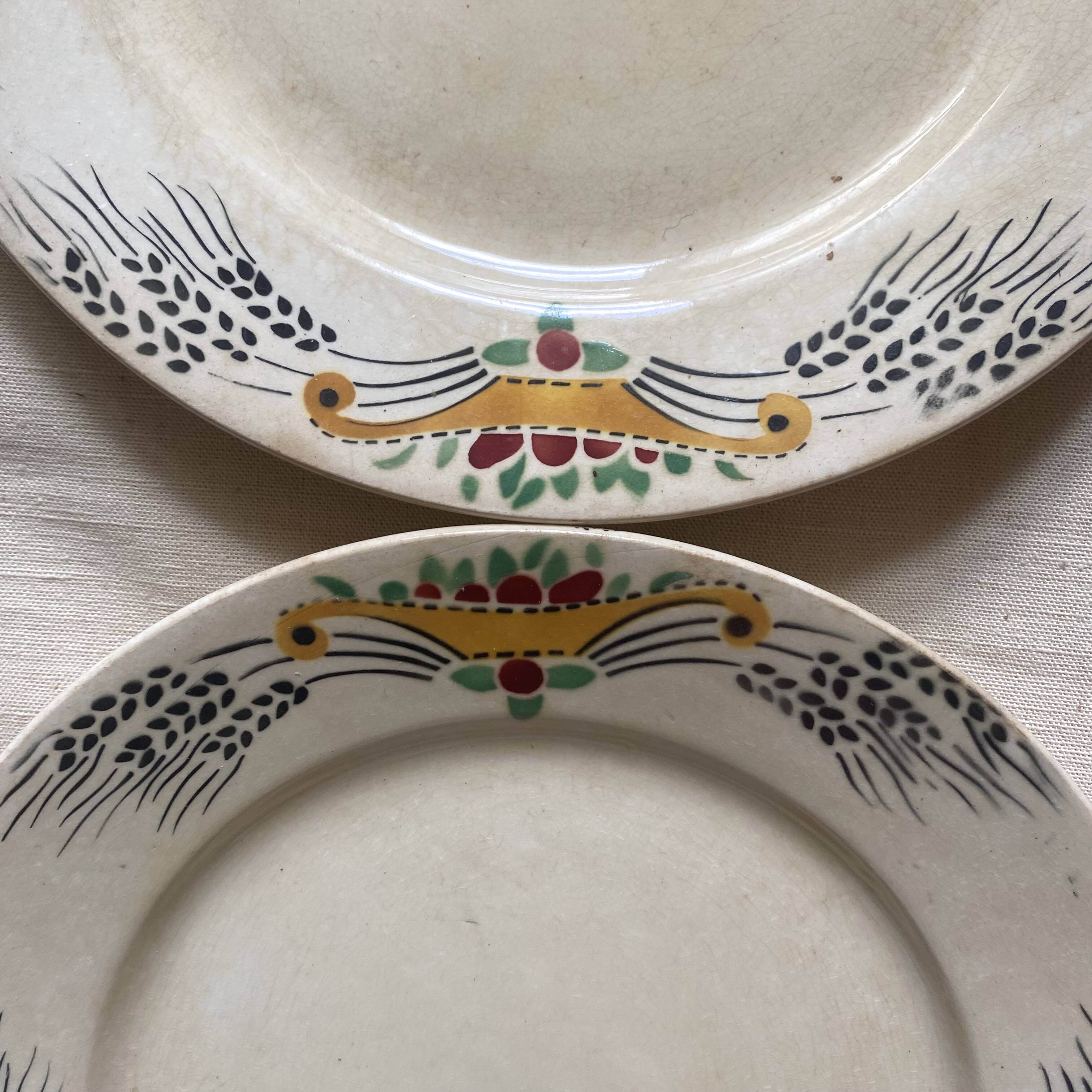 Antique plates from the early 20th century