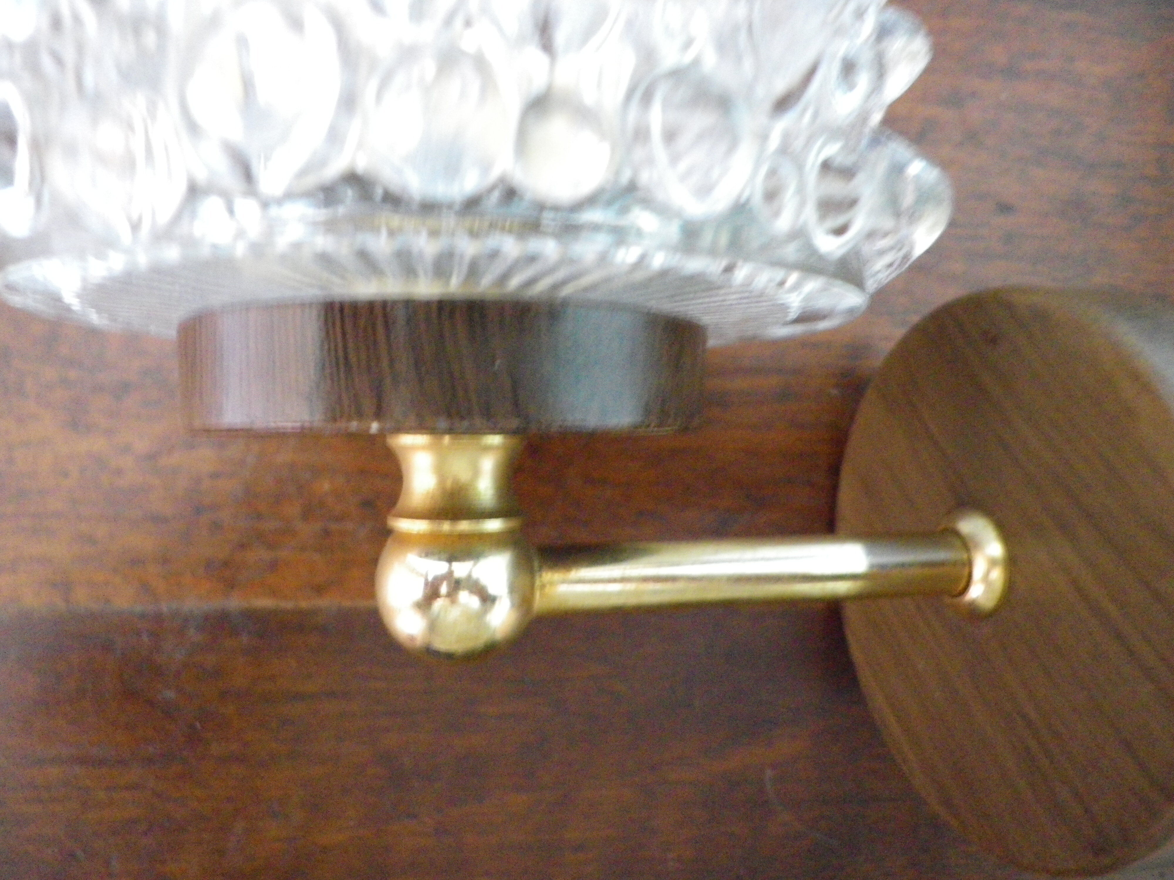 Pair of old sconces, brand Delmas
