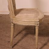 Set Of 12 Louis XVI Style Chairs In Polychrome Wood - 19th Century
