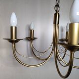 CVL (Val de Loire Creations) ~ Chandelier ~ Chatelet Collection - 5 lights ~ Burnished brass - 21st century