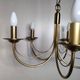 CVL (Val de Loire Creations) ~ Chandelier ~ Chatelet Collection - 5 lights ~ Burnished brass - 21st century