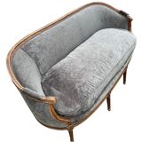 Louis XVI period sofa in basket