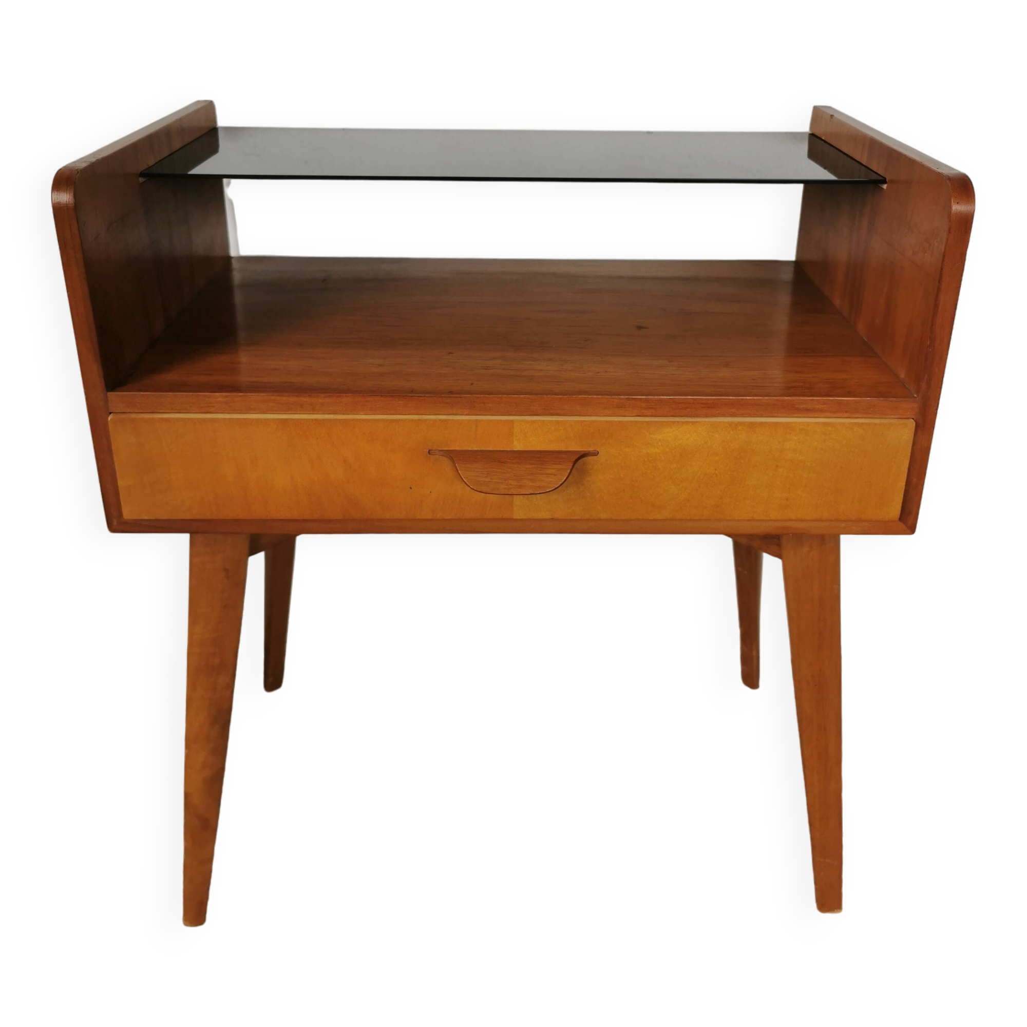 Bedside table, vintage side table 1960