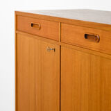 Teak sideboard with three doors