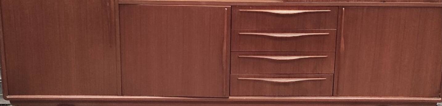 Vintage Scandinavian teak sideboard