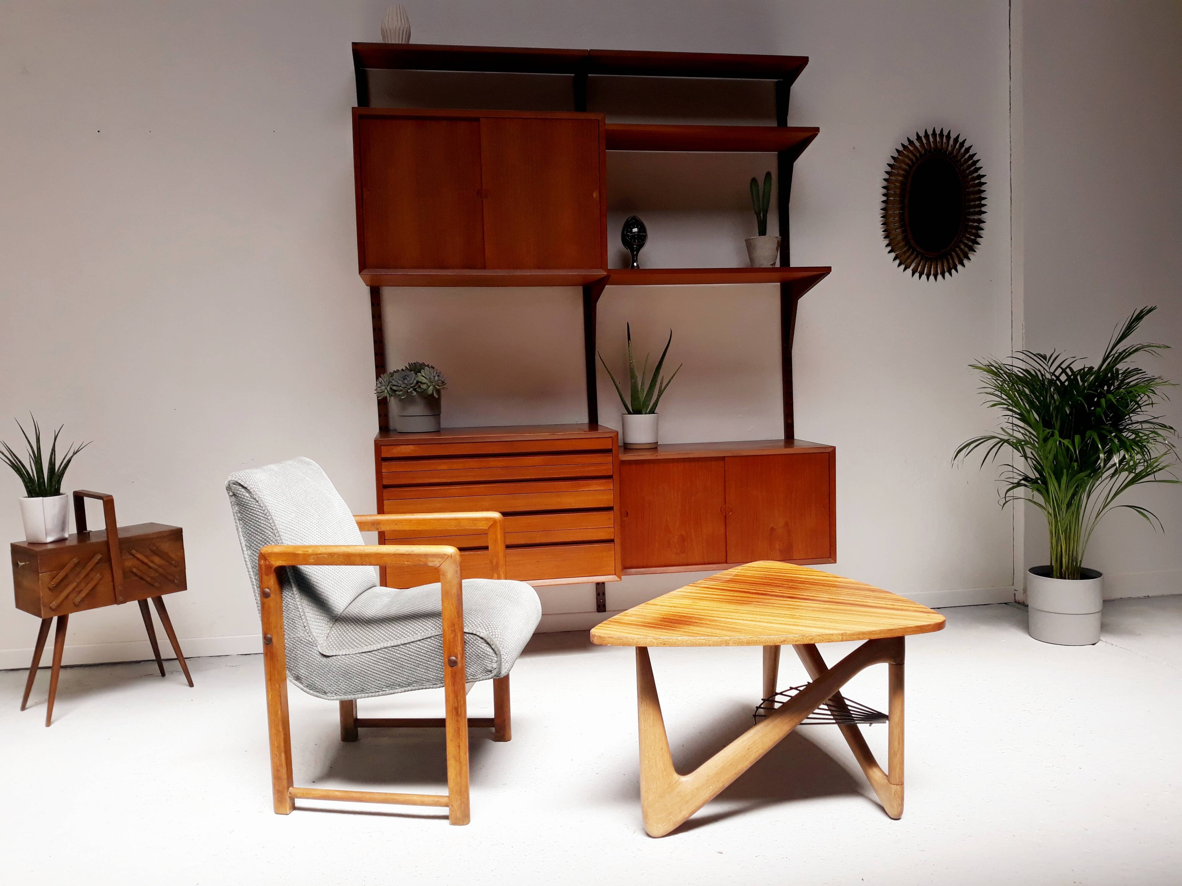 Scandinavian-style vintage chair sled