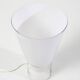 Monumental floor / table Glass Table Lamp, Selenova Italy, 1970s