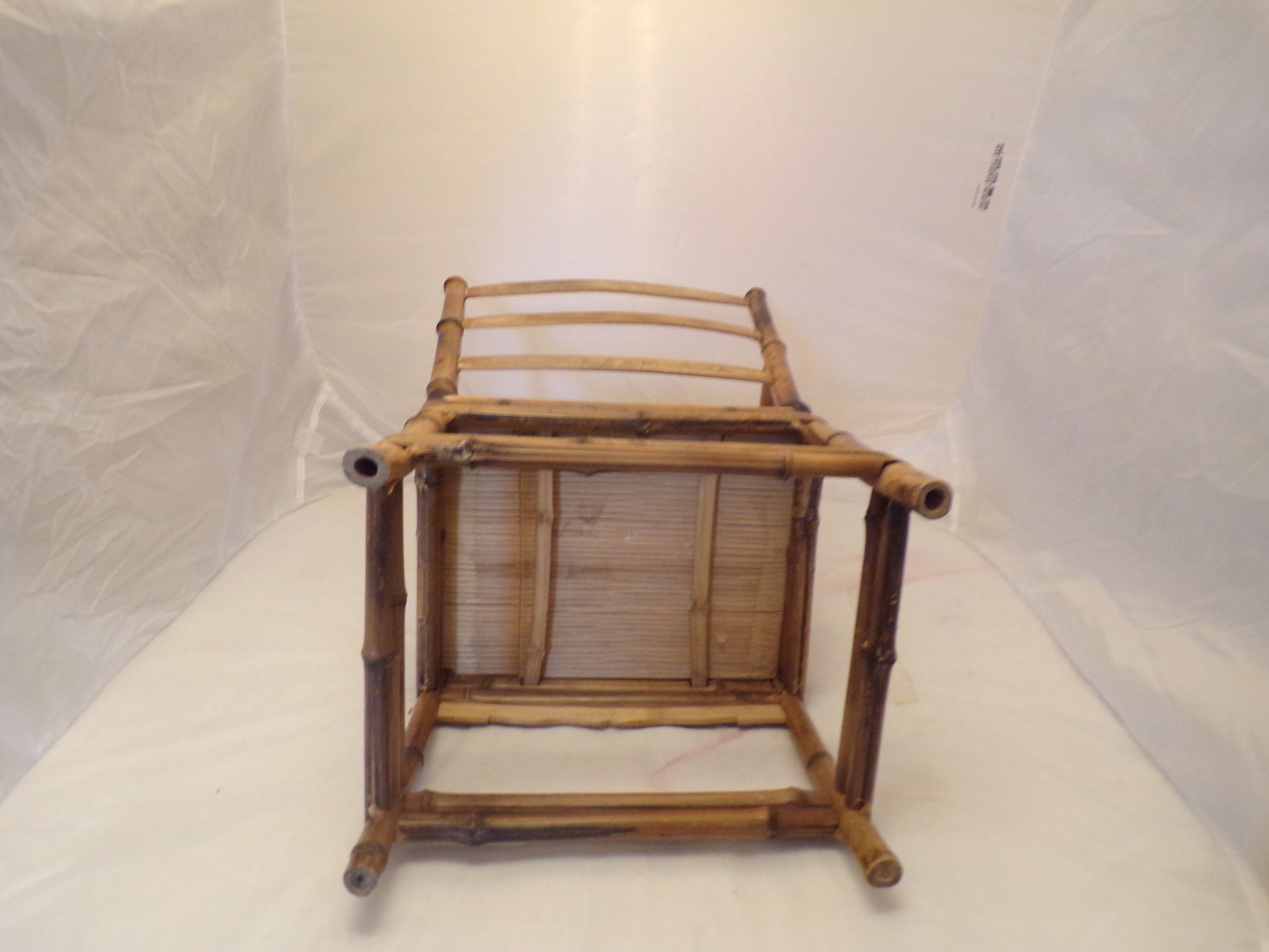 Rattan armchair for children vintage 50's