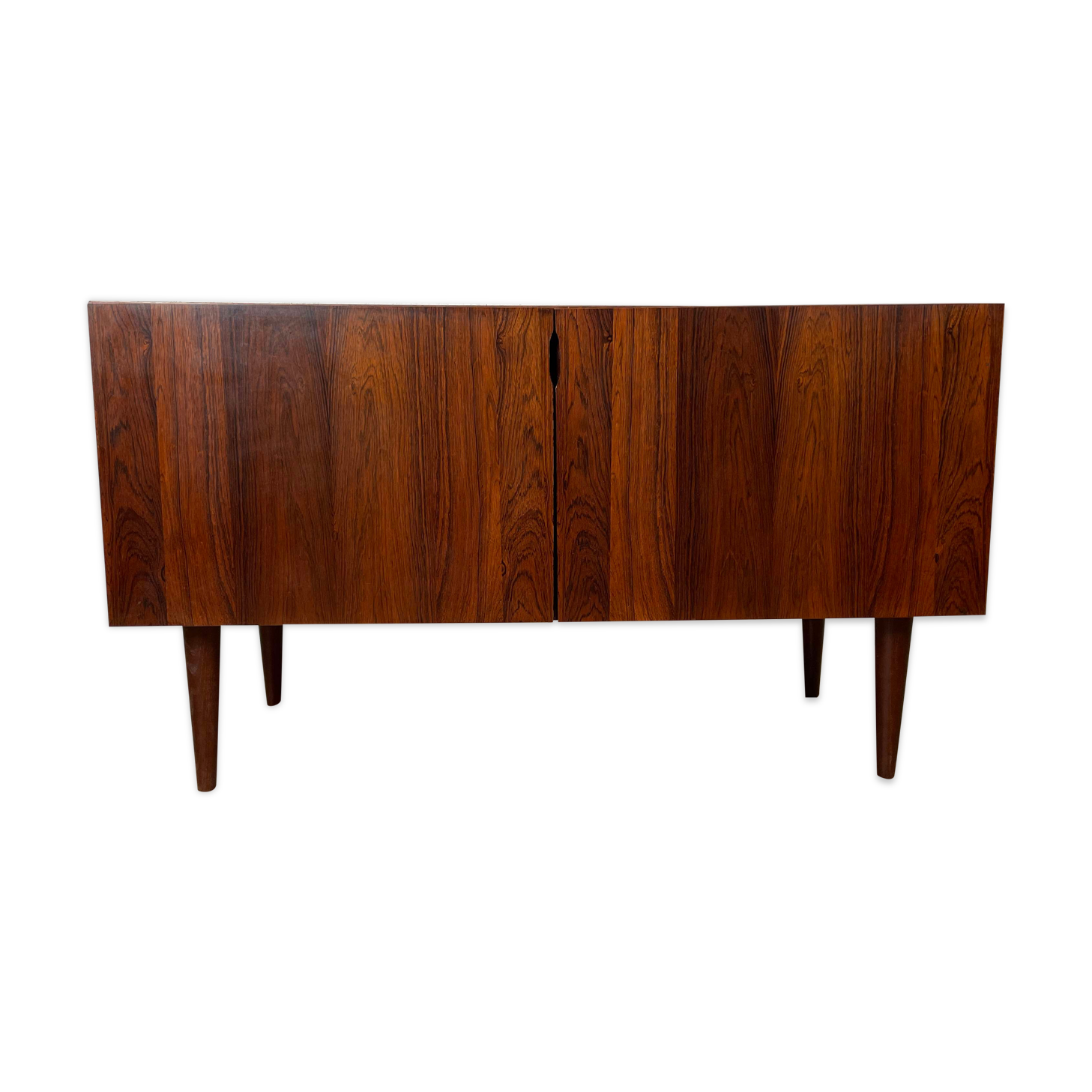 Vintage Scandinavian mid-length rosewood sideboard, 60s