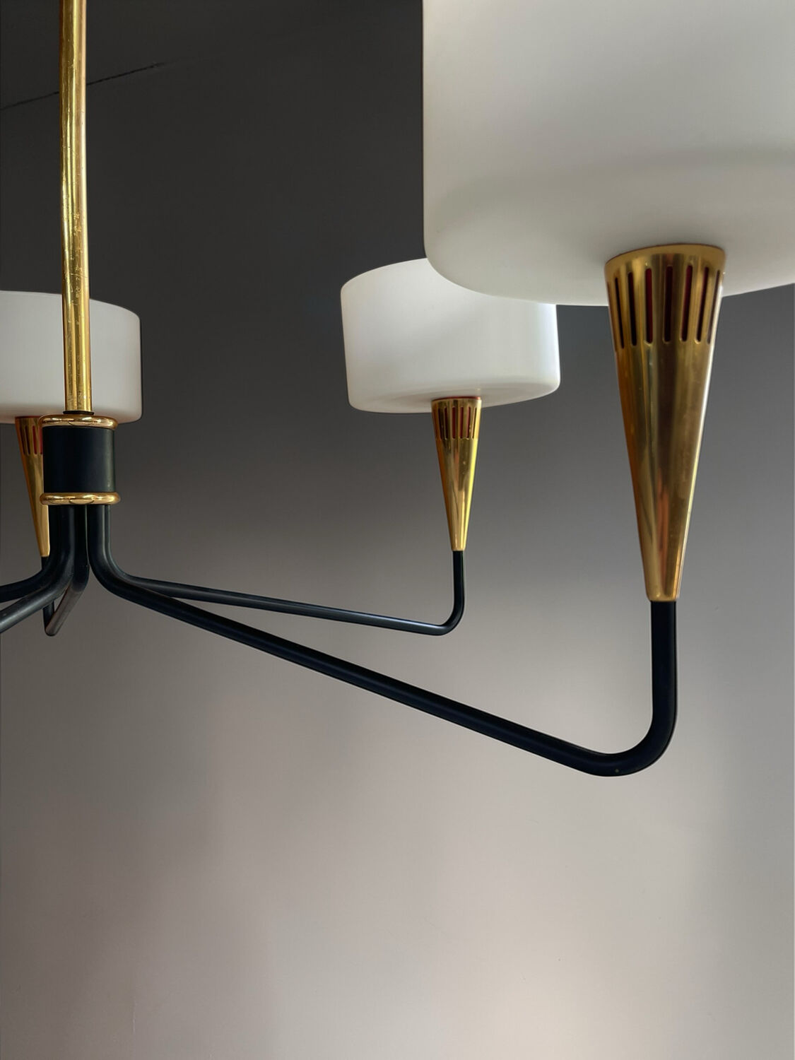 Chandelier 5 lights 1960
