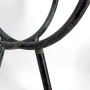 Patinated metal gueridon – Italy, 1960s