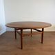 Vintage Danish round coffee table – in the style of Johannes Andersen