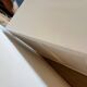 Restored wooden art deco chest of drawers with gilded handles