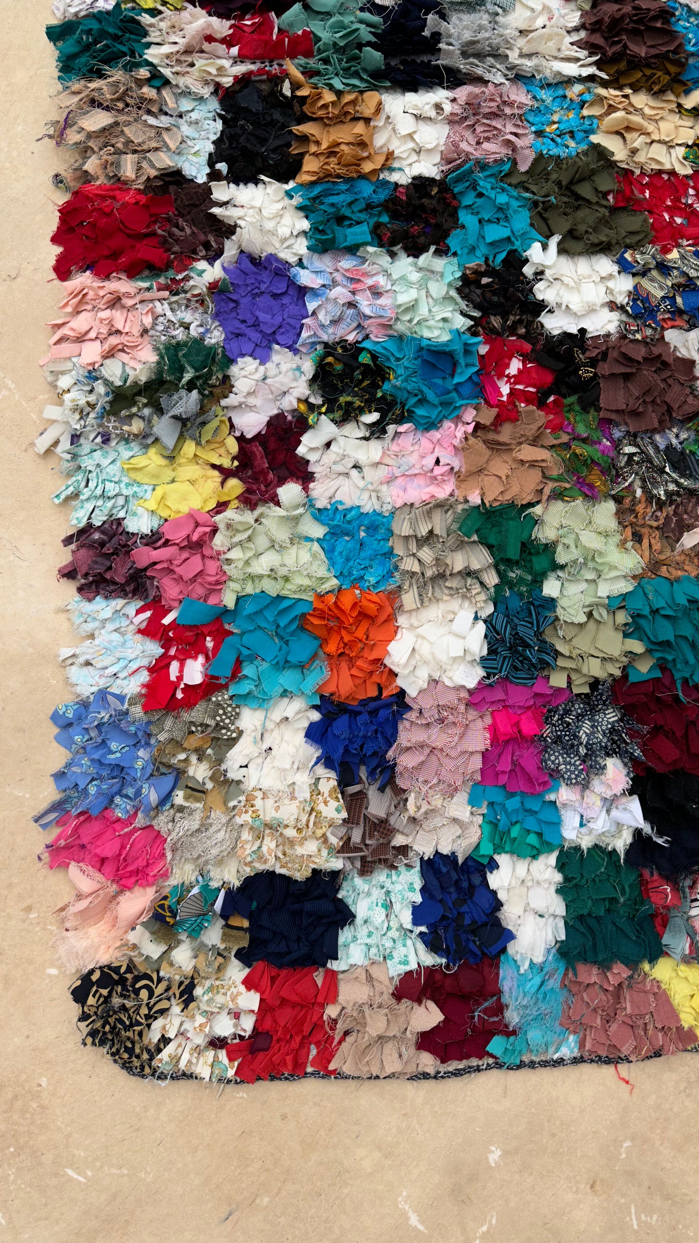 Boucherouite carpet - 94 x 205 cm