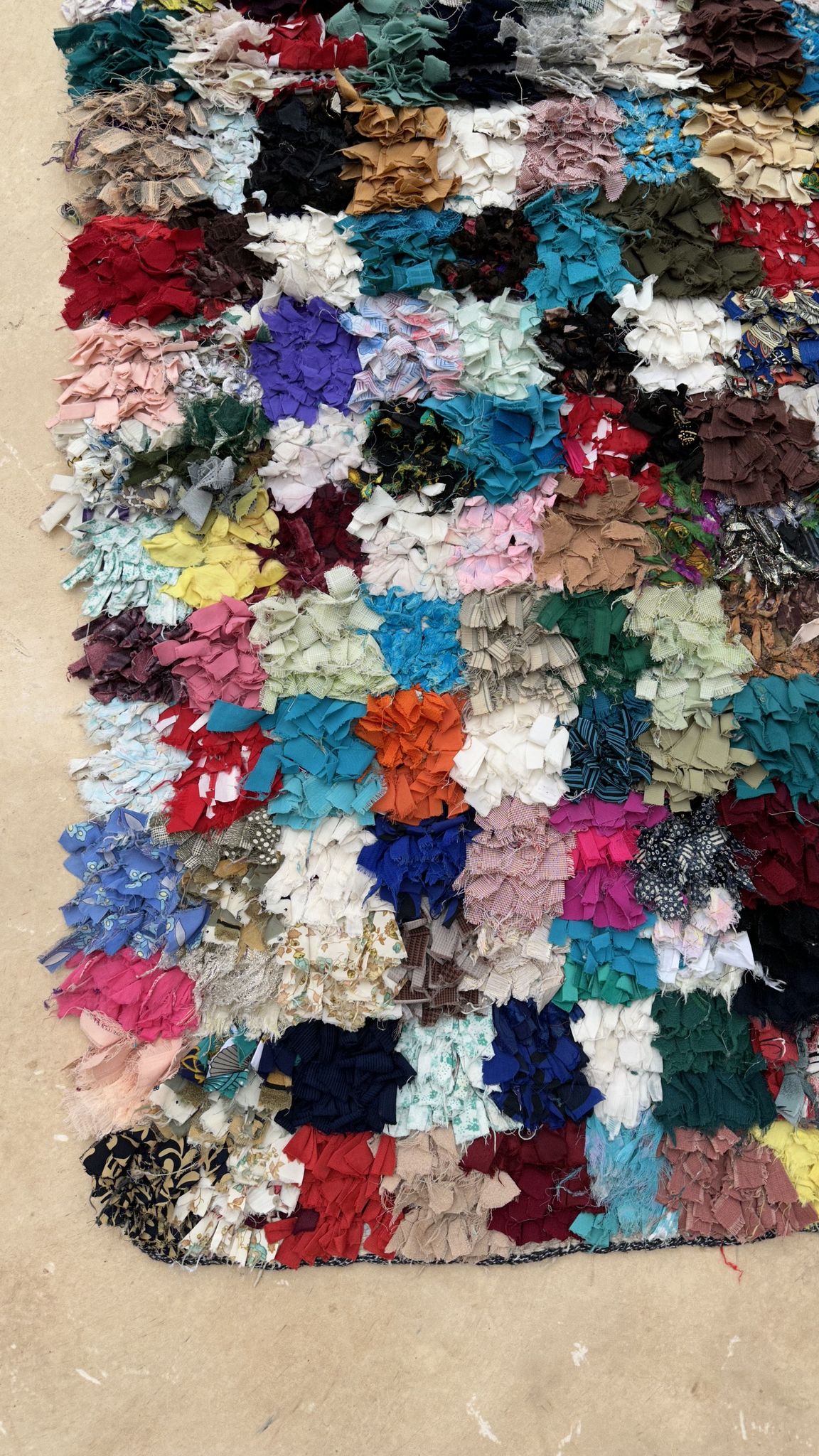 Boucherouite carpet - 94 x 205 cm