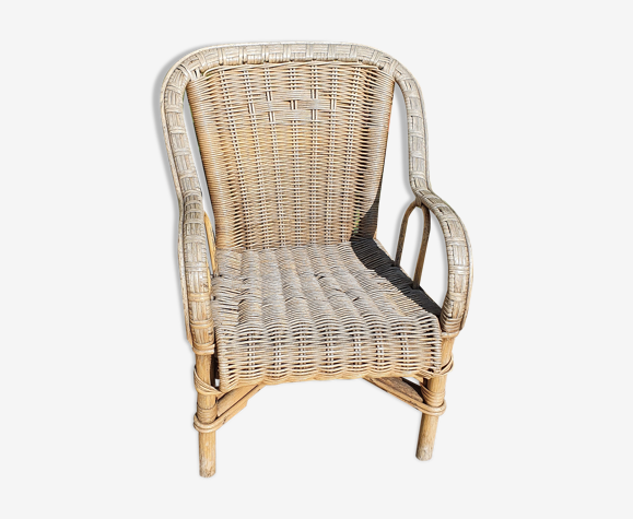 Fauteuil rotin enfant