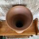 Old Large Model Vase Stoneware Brown Beige 60s Vintage