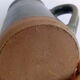 Khaki green enamelled pitcher
