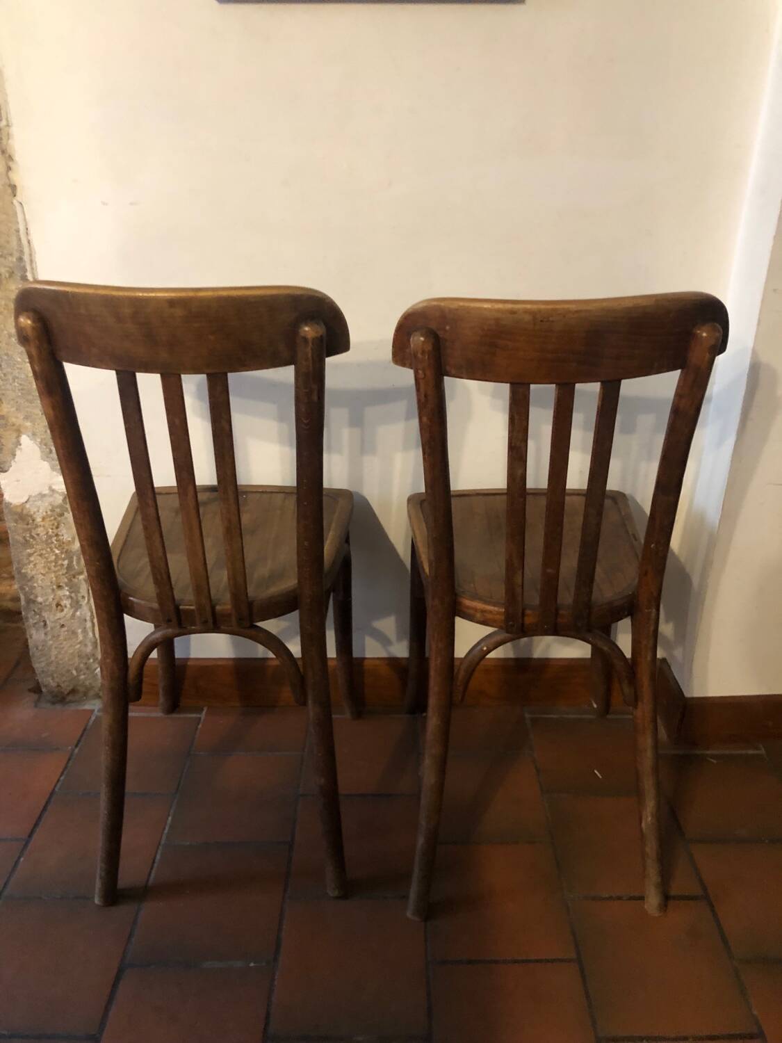2 bistro chairs