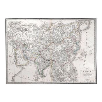 Carte ancienne de l'Asie - 1842
