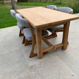 Table de ferme en chêne massif