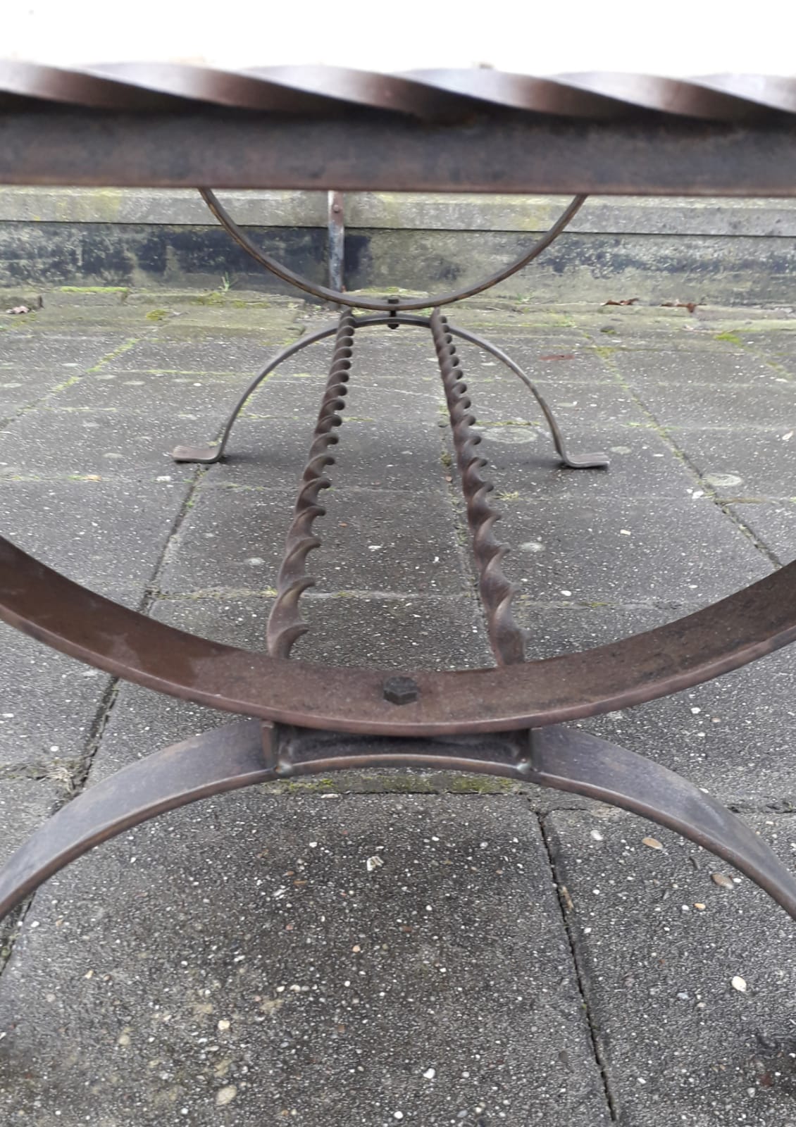 Coffeetable immitation marble 1950's