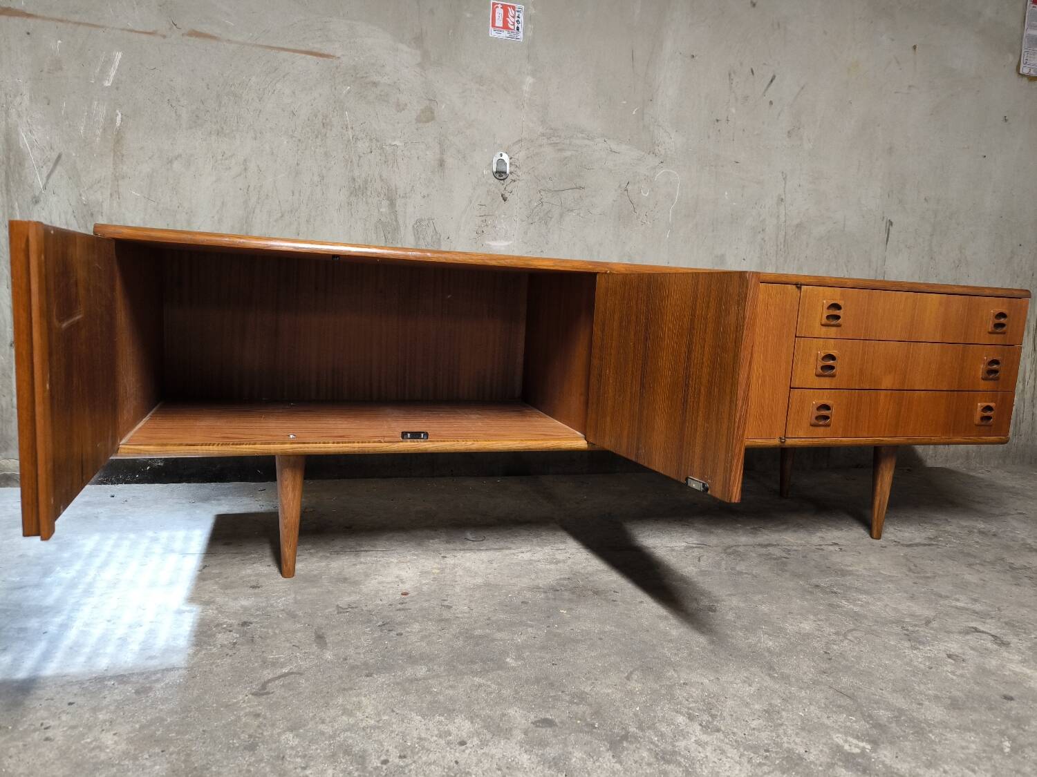 Vintage Scandinavian teak sideboard