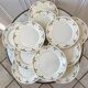 Set of 11 dessert plates Badonviller 30s