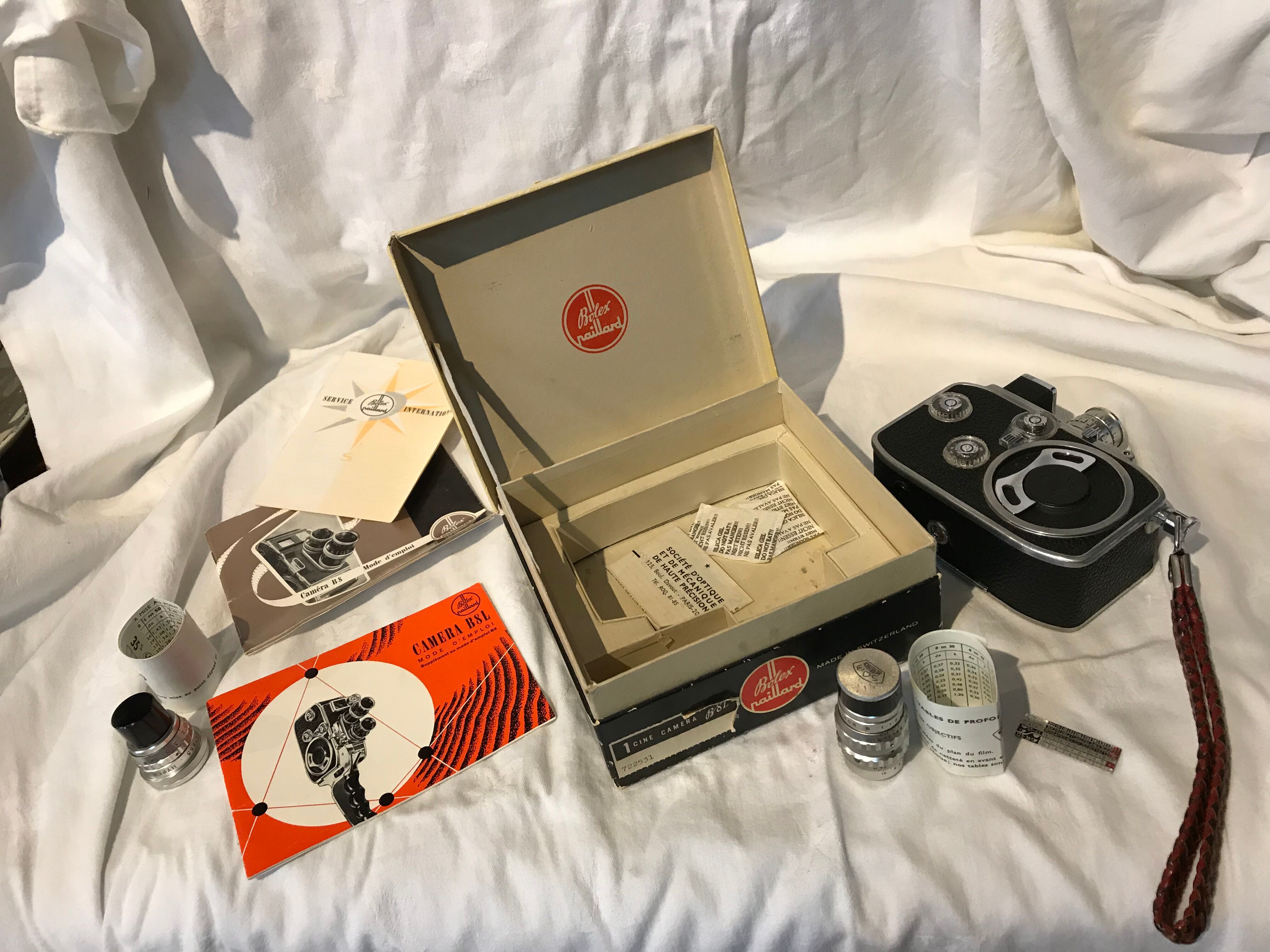 Bolex paillard camera b8l