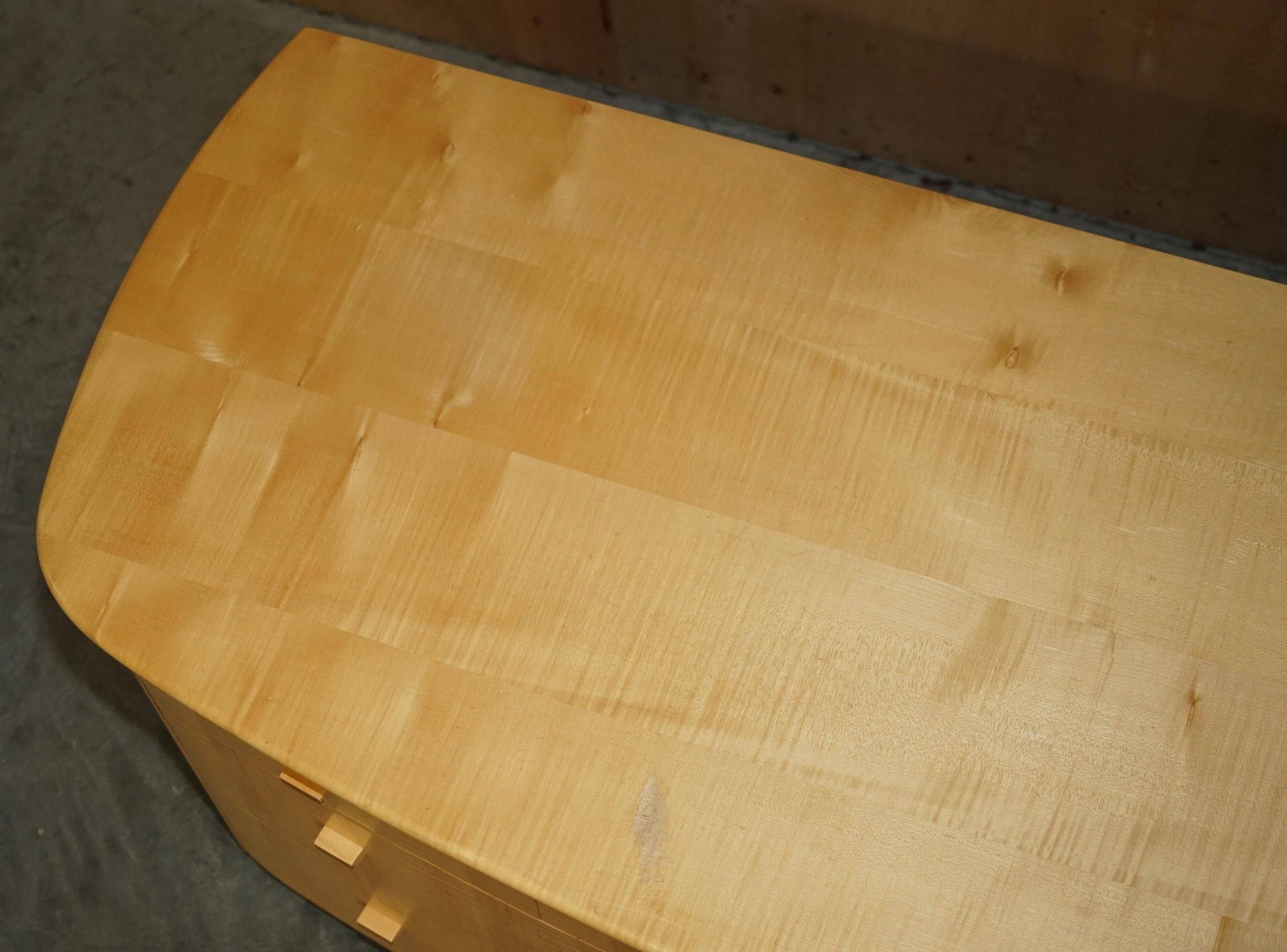 Sublime Buffet in Satin Birch by Baxter & Lee, Oak, Art Deco