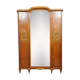 Louis XVI library cabinet in noble wood marquetry around 1850-1880