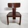 Chaise bistrot brutaliste