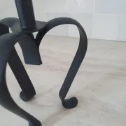 Large metal candlestick