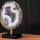 Half geode on base, cabinet of curiosities
