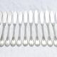 Christofle Cutlery Set - Trianon Model - 155 Pieces, Silver-Plated Metal