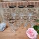 8 verres à pied vintages