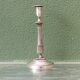 Silver-plated candlestick, late 19th century.