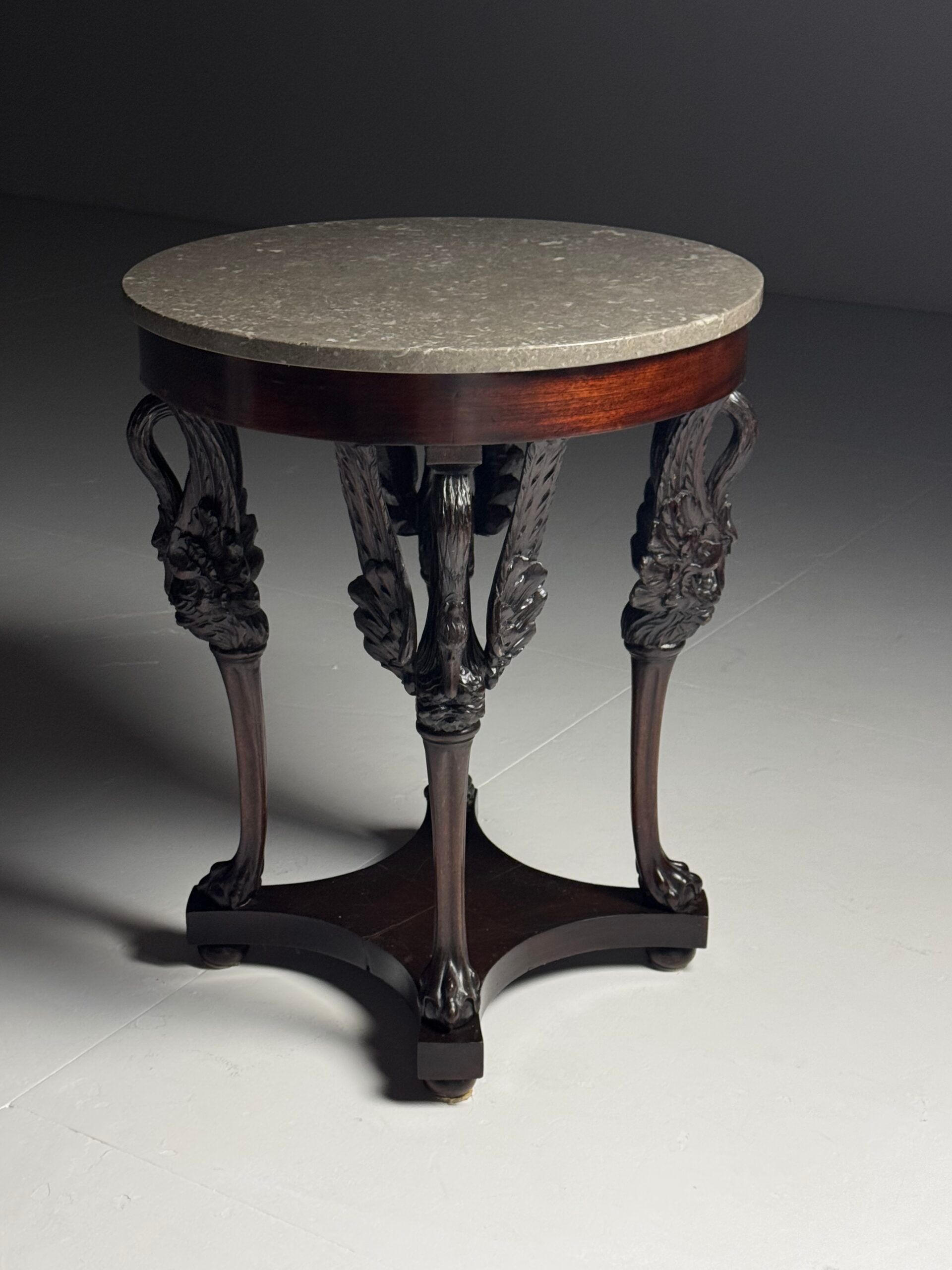 Empire gueridon 19th century mahogany