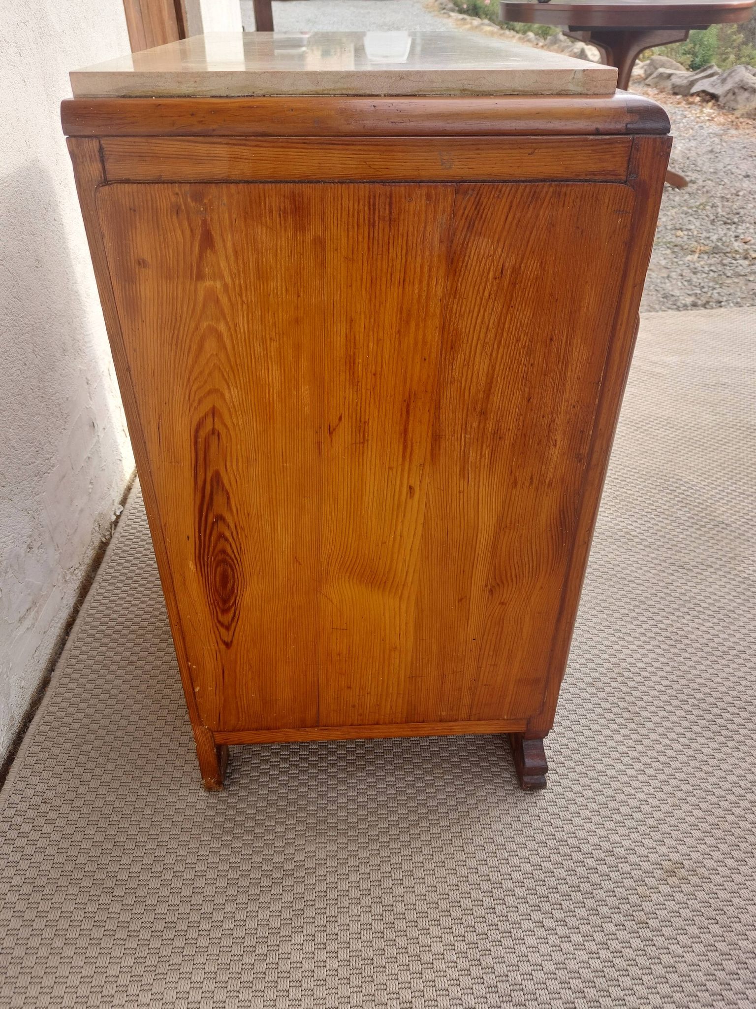 Mado buffet, marble top, vintage
