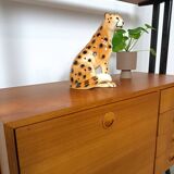 Armoire design en teck Musterring avec pieds noirs