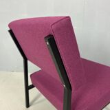 Gijs Van Der Sluis Eggplant colored Sleeper Sofa Daybed & Lounge Chair set