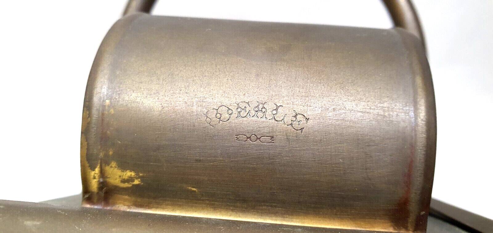 Old lamp in acetylene station master railway or other deco collection