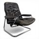 1970s leather Stressless armchair
