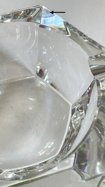 CENDRIER Vide-Poche CRISTAL Vintage