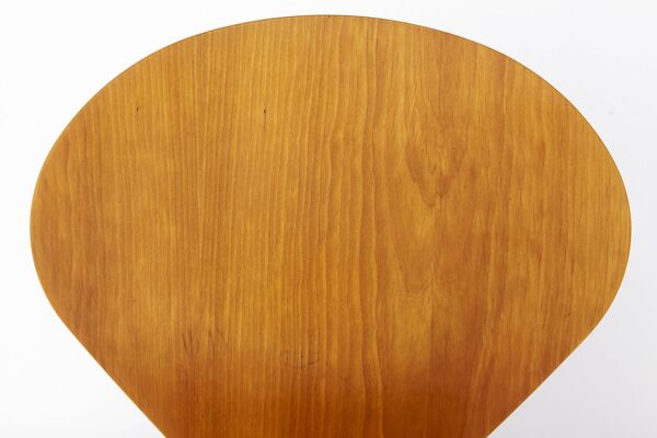 Chaise de bureau vintage en métal et contreplaqué, années 1980 – Chaise de bureau minimaliste