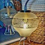Transparent vintage portable lamp