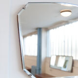Art Deco oblique mirror 36x66cm