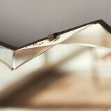 Beveled mirror - freeform - "batman", 67x39 cm