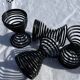 Lot de 7 cocotiers diabolo métal design